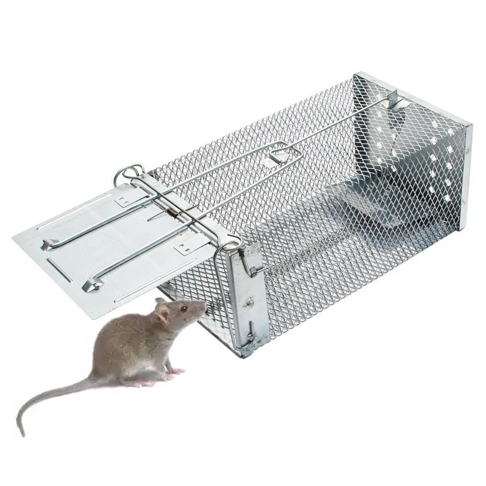 

Mouse Trap Rats Cage For Household Mice Catcher Large Space Automatic Mousetrap Rat Traps Animal Pet Control