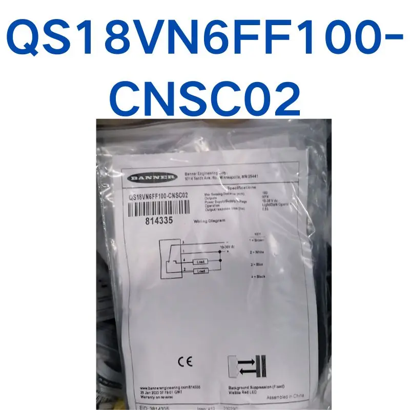 Новый датчик фотоэлектрического переключателя QS18VN6FF100-CNSC02 для быстрой доставки (art.: 3920d24efe0d7) - 3920d24efe0d7