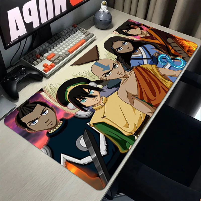 

Настольные аксессуары Аватар Последний Airbender Xxl коврик для мыши скоростной ПК геймерский коврик для мыши Rgb клавиатура игровые коврики коврик в шкафчик аниме мыши