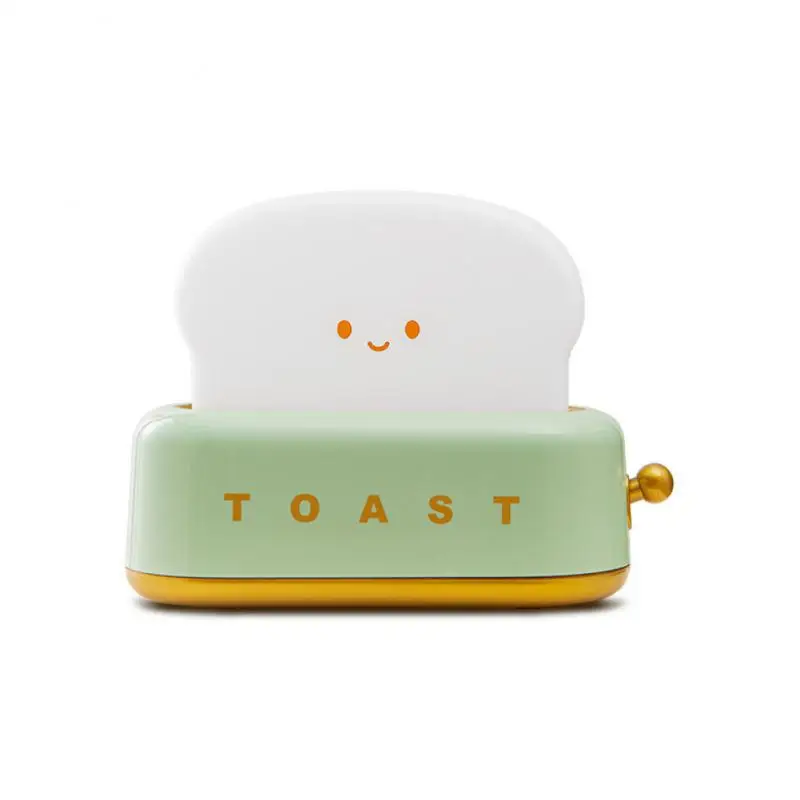

Led Bread Maker Night Light Home Accessories Usb Charging Portable Adjustable Home Decoration Toaster Night Light Sleeping Lamps