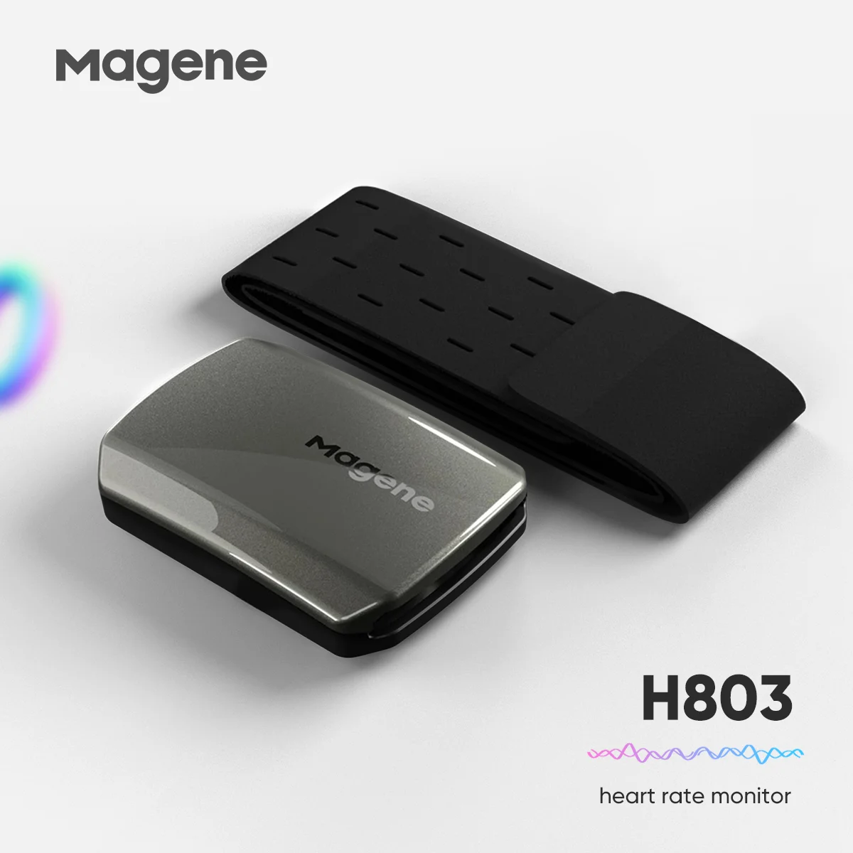 

Magene H803 Arm Heart Rate Sensor Dual Mode ANT+ & Bluetooth Compatible With Bicycle Computer Wahoo Garmin Bryton
