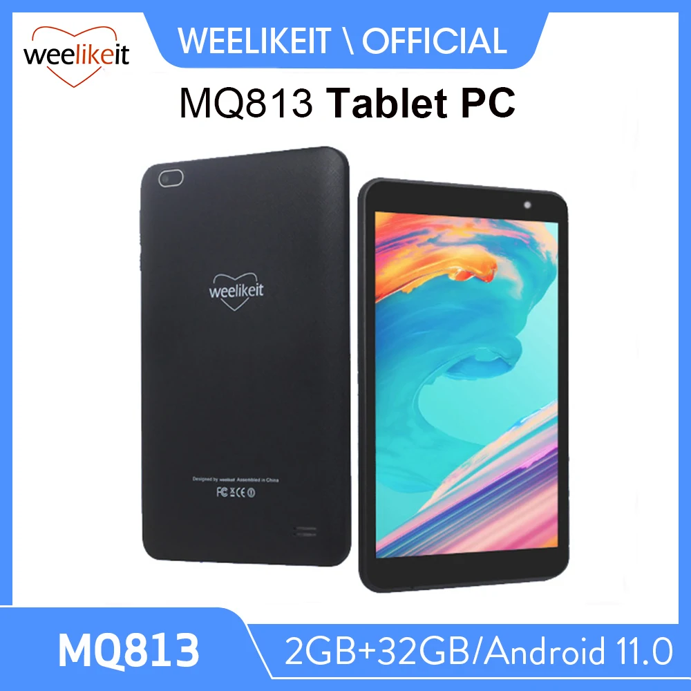 

weelikeit Tablet 8'' Android 11 1280x800 IPS Ultrathin Tablets PC 2GB RAM 32GB Rom Allwinner A133 Quad Core Wifi6 Tablet 3500mAh