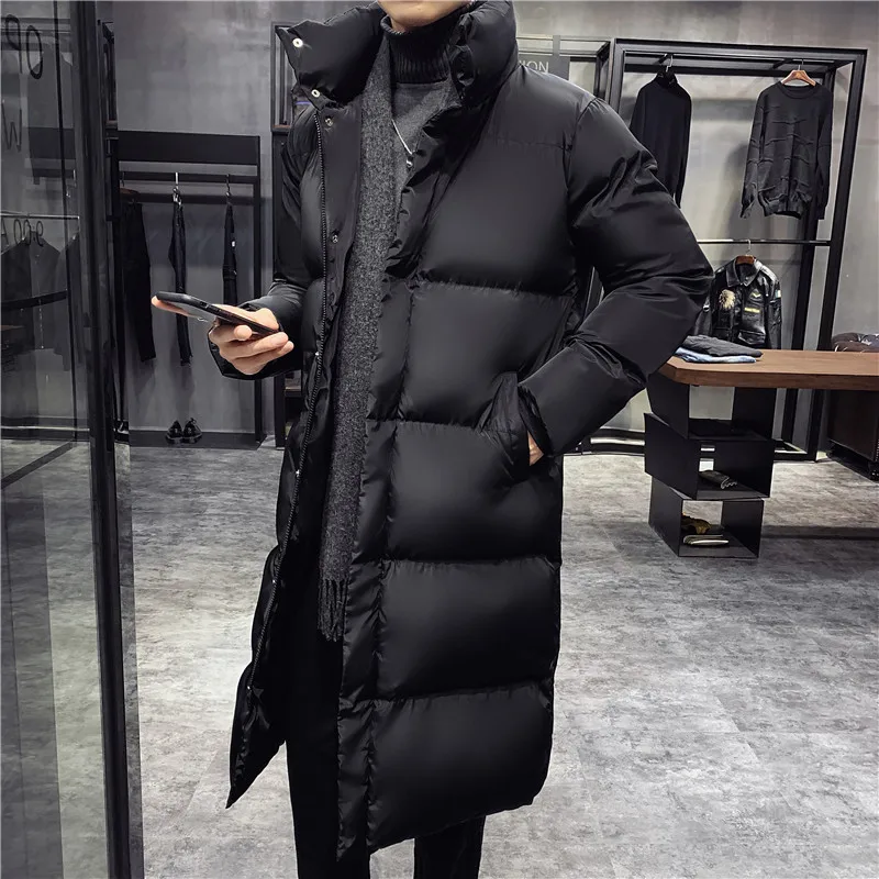 Winter Casual Long Down Jacket 2022 New Men's High Quality Casual Fashion Parka Plus Size 5XL Men's Thick Windbreaker Jacket