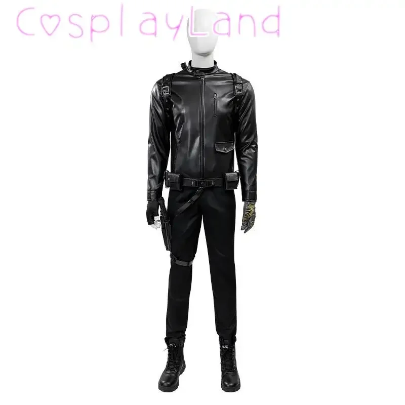 Костюм супергероя Баки Барнс для косплея зимнее солдатское кожаное пальто