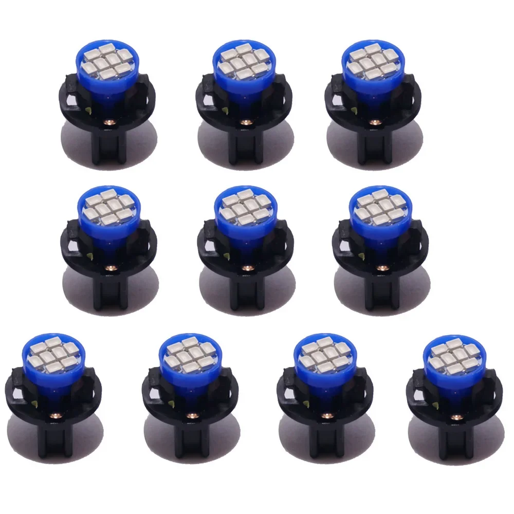 

T10 W5W 194 168 Приборный прибор Белые светодиодные лампочки Яркая панель Датчик кластера Приборная панель Светодиодные лампочки 10 шт. в одной упаковке