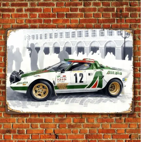 

Металлический постер Lancia Stratos