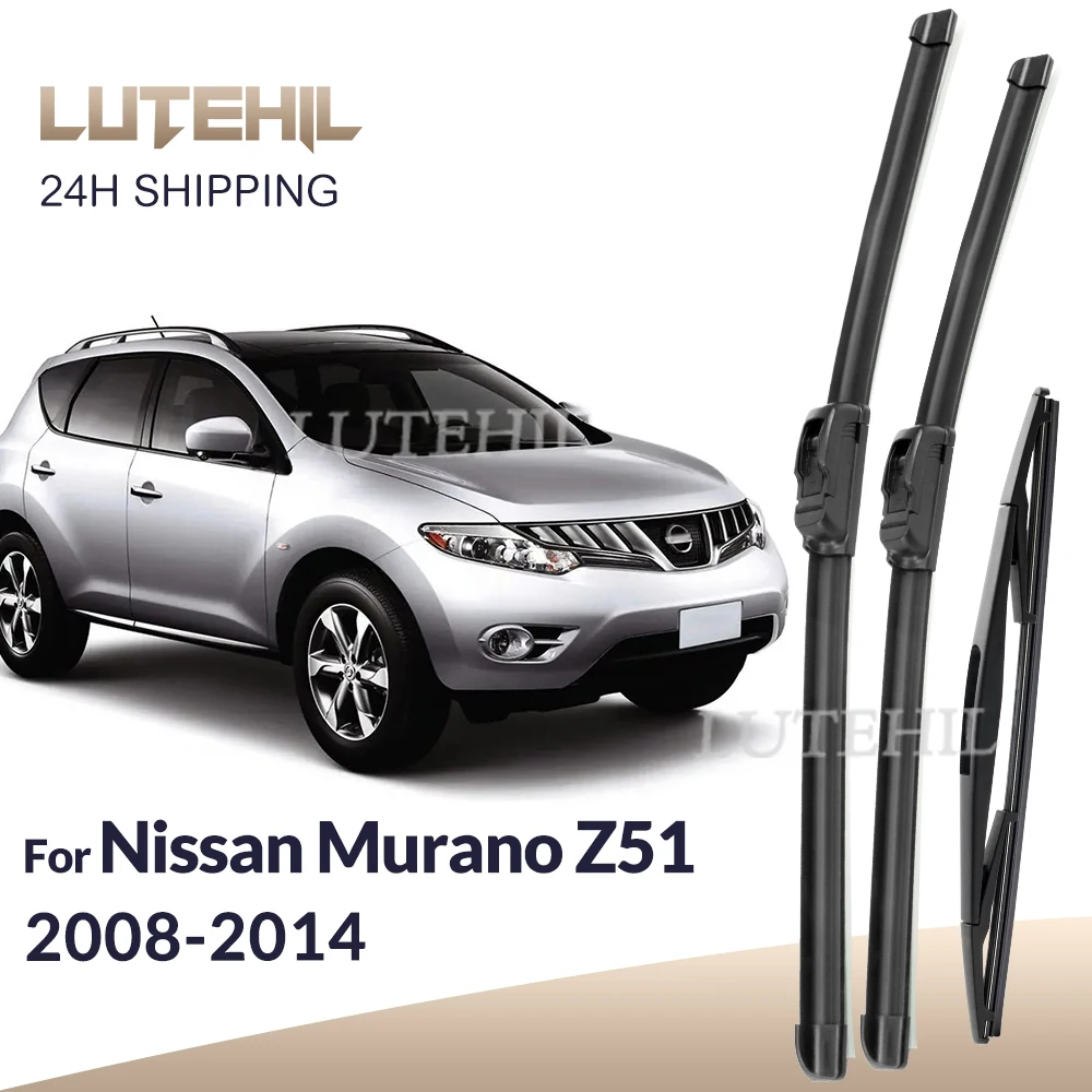 

Для Nissan Murano MK2 Z51 2008-2014 2009 2010 стеклоочиститель передние и задние щетки стеклоочистителя лобовое стекло щетки 26 "+ 16" + 12"