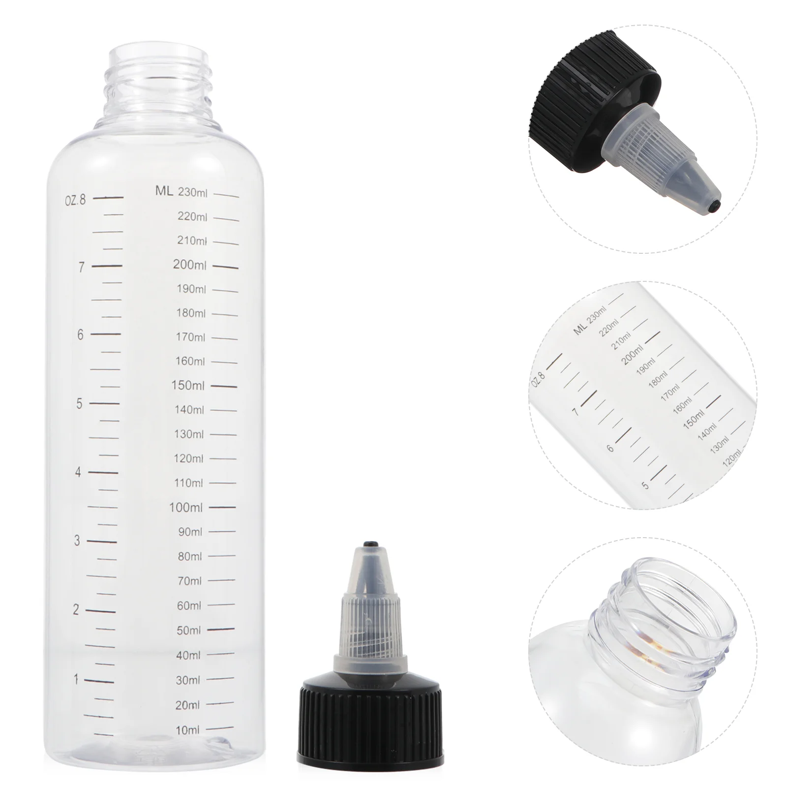 

Bottles Squeeze Bottle Hair Plastic Oil Pigment Clear Dispensing Applicator Sauce Ink Dye Coloring Squirt Empty Dispensers