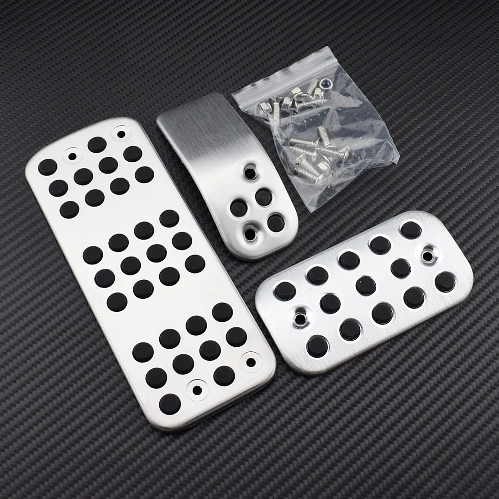 

Car Accessories For Peugeot 206 206CC Fuel Brake Foot Rest AT/MT pedals Plate Non slip Accelerator brake pedal Pads stickers