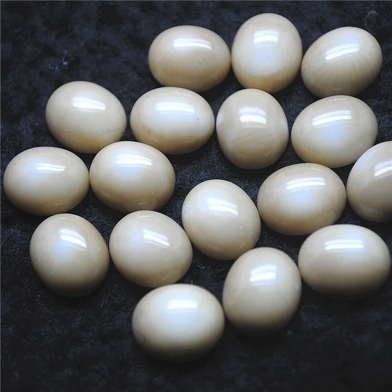 

10PCS Nature Coral Beads Cabochons Oval Shape 8X10MM 10X12MM Loose Cabs No Hole DIY Jewelry Selling Findings Free Shippings
