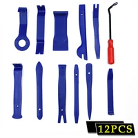 12pcs car trim removal tools door panel dash radio body clip open pry kit car audio disassembly hand tool car accessories