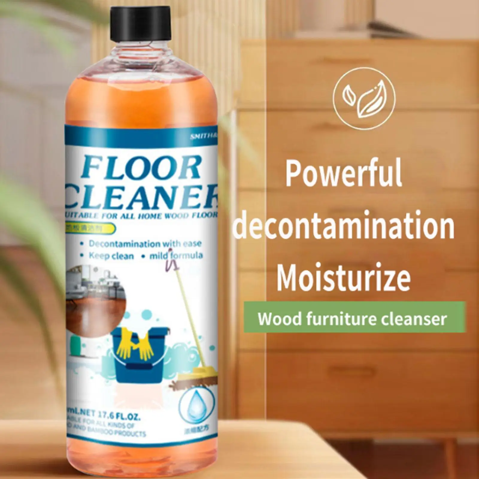 

500ml Powerful Decontamination Floor Cleaner Wood Floor Tool Brightening Cleaning Remover Scratch Polishing Repair Stain Q6p9