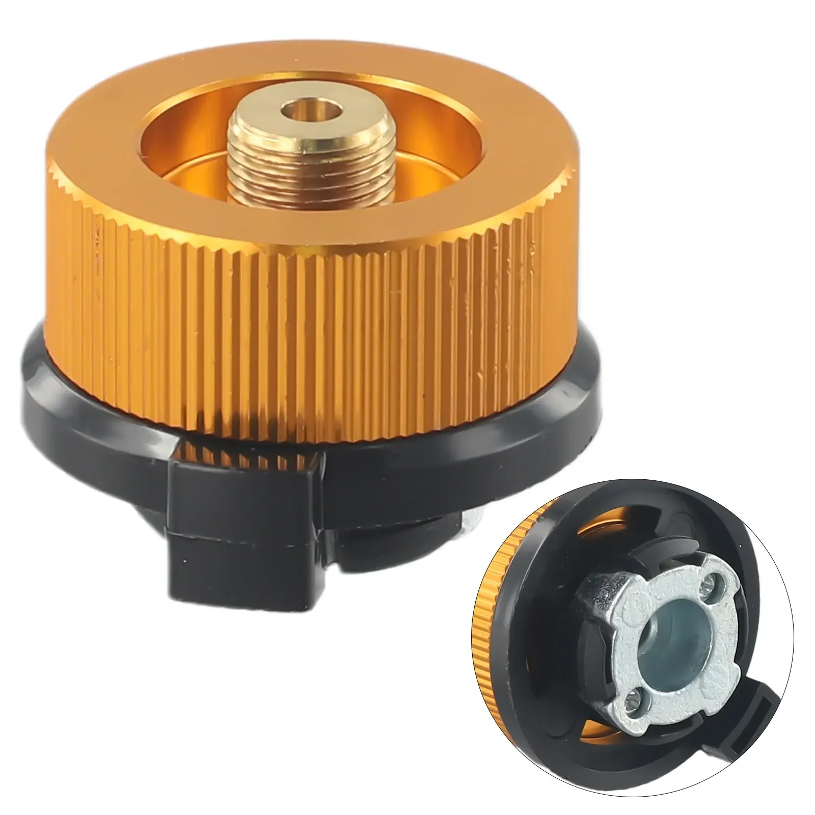 Адаптер для газовой плиты кемпинга легкий алюминиевый сплав совместим с