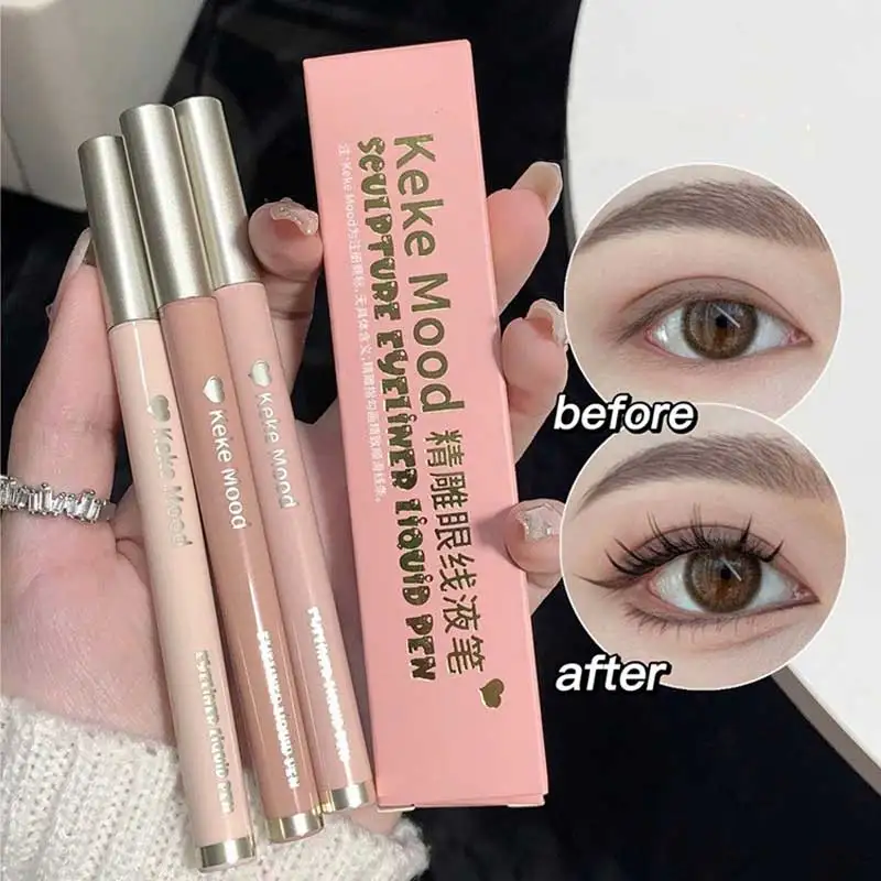 

Ultra Fine Eyeliner Pencil Liquid Eye Liner Waterproof Smudgeproof Quick Drying 12 Hour Wear Eyeliner Easy To Use Eyes Makeup