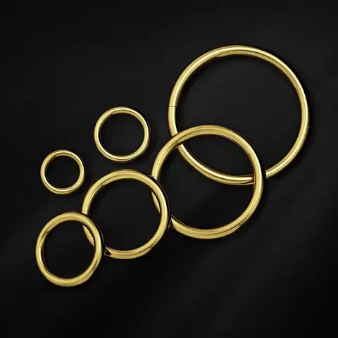 50-100 шт./лот, соединители для колец из нержавеющей стали, DIY кулон, серьги, ювелирные изделия, аксессуары, оптовая продажа, открытое кольцо