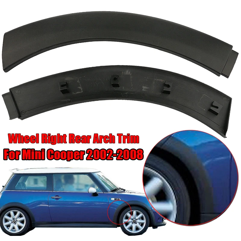 

Car Arch Trim Parts Exterior Wheel Fender Tools For Mini For Cooper Black 51131505864 Round Direct Replacement Accessories