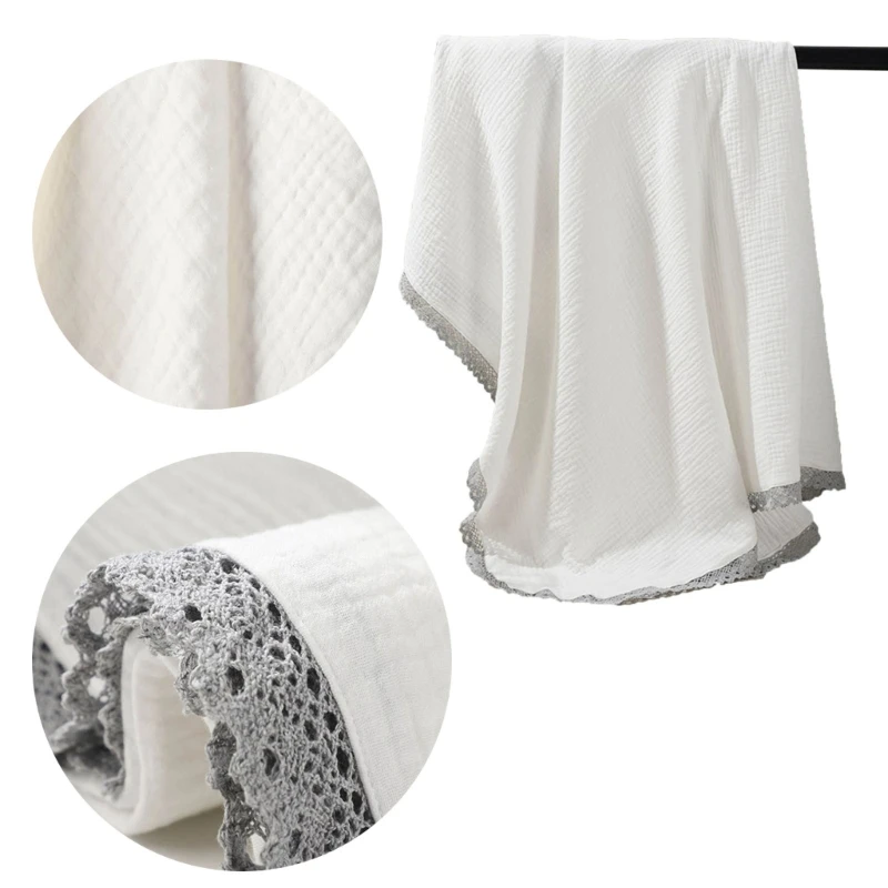 

Breathable Swaddles Blanket Baby Cotton Wrap Cloth Infant Comfortable Baby Quilts Sleeping Bedding Crib Accessory Gift A2UB