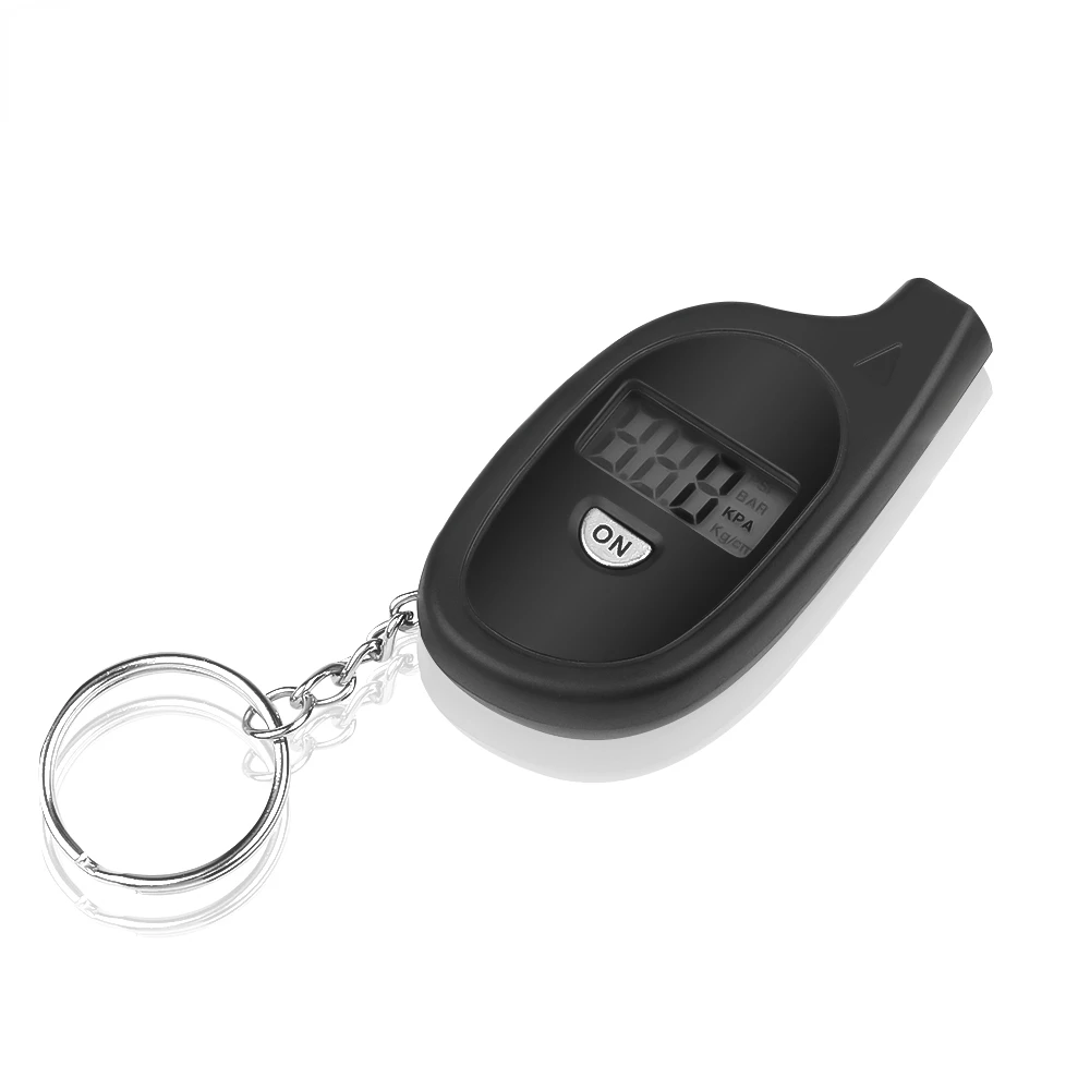 

Keychain Tire Tyre Gauge Digital LCD display Car Tyre Air Pressure tester meter Car Auto Motorcycle tire Safety alarm