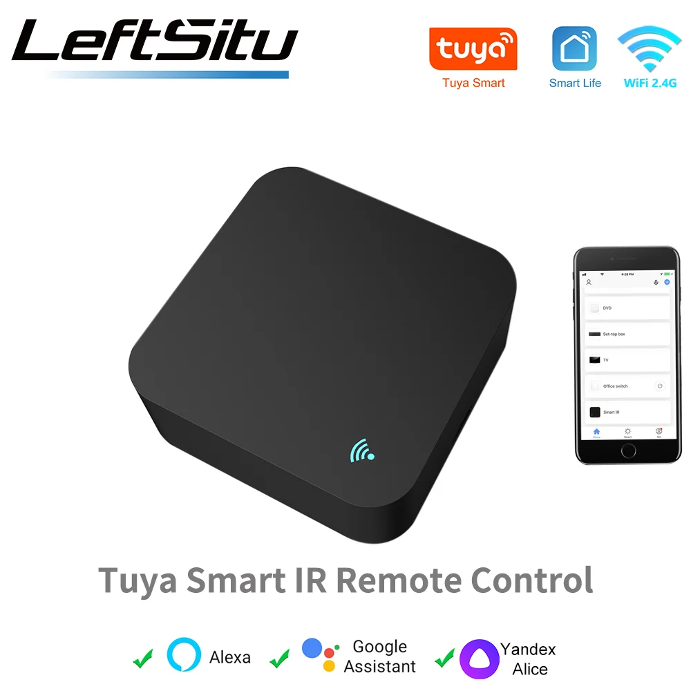 Пульт дистанционного управления Tuya, Wi-Fi, для кондиционера, телевизора, умного дома, Инфракрасный Универсальный пульт дистанционного управления для Alexa,Google Home, Яндекс