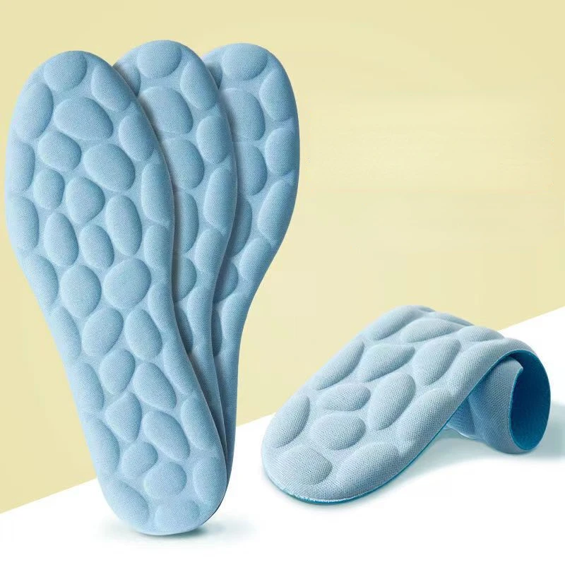 

Massage Memory Foam Insoles Shoes Sole Breathable Cushion Sports Running Insoles For Feet cobblestone design Orthopedic Insoles
