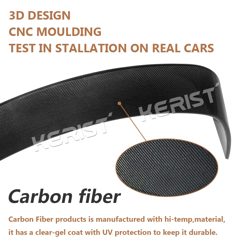 Спойлер из углеродного волокна для Toyota Supra A90 Coupe 2019-21 задняя крыло багажника губа
