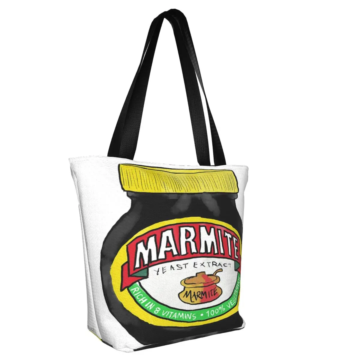 Повседневная Сумка-тоут Marmite на плечо легкая простая просторная пляжная сумочка