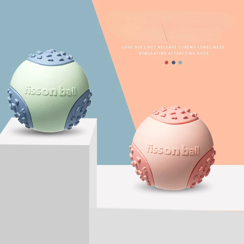 

New Mowa Pheason Ball Pet supplies Vocal bite resistant puppy float interactive rubber dog toy ball