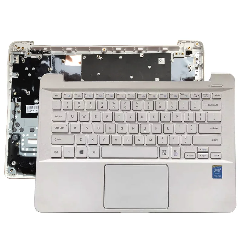 

For samsung 110S1J NP110S1J NP110S1K Laptop Palmrest Upper Case White Keyboard Touchpad