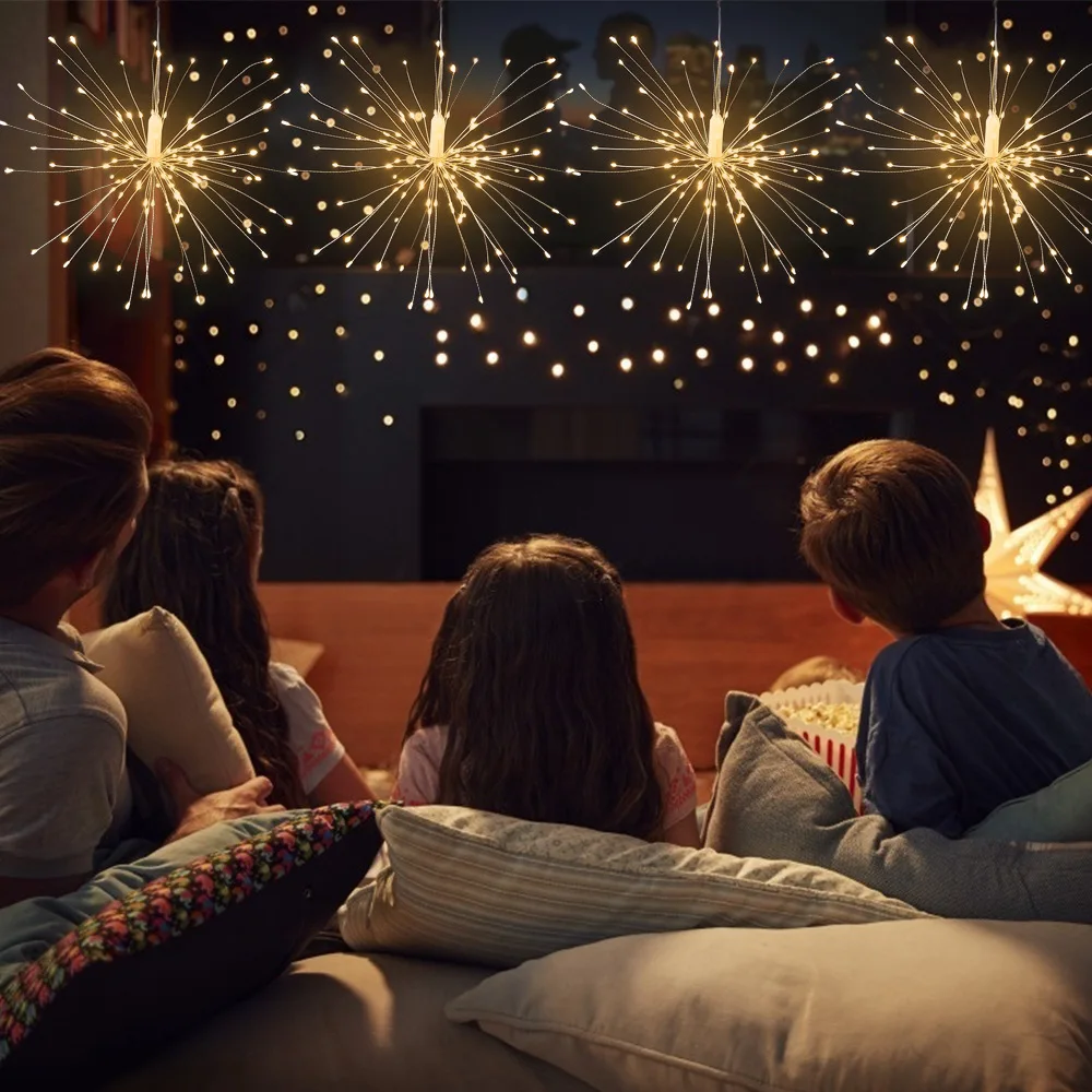 

LED fireworks string lights 8 modes exploding Star Fairy dream lights decorative lights remote control string lights