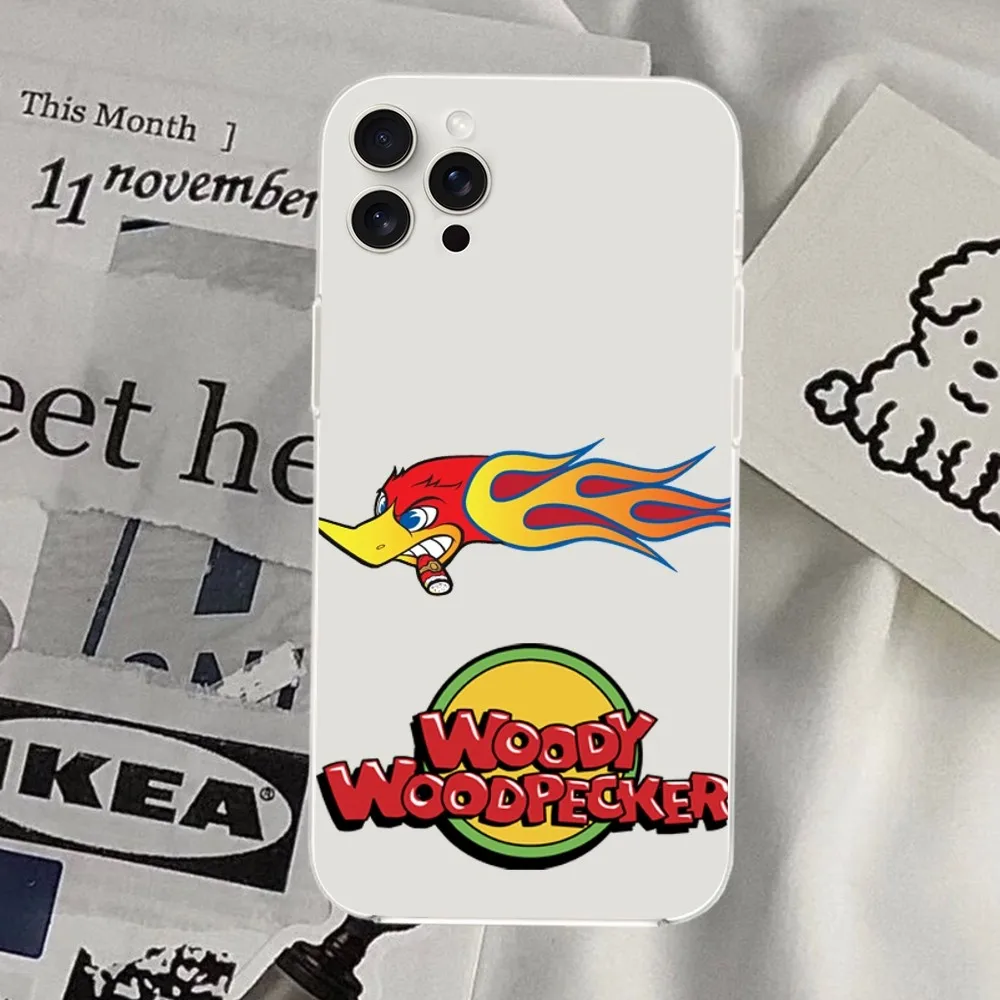 Чехол для телефона с рисунком W-Вуди woodpecker iPhone Mini Plus 11 13 12 14 15 8 Pro XS Max X SE XR