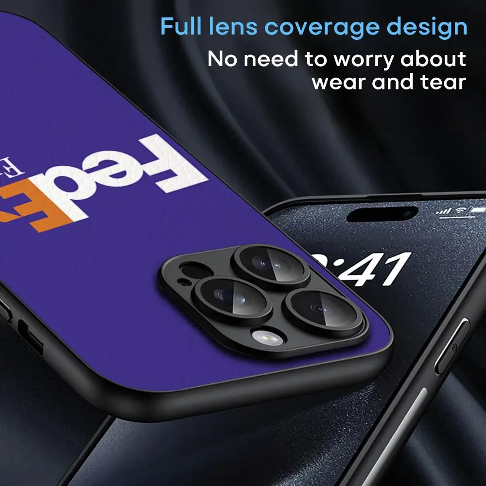 Фото Fedexs express модный дизайн чехол для телефона для iPhone 16, 15, 14, 13, 12, 11 Plus Pro Max, ограниченная серия, черный жесткий чехол из овчины №4
