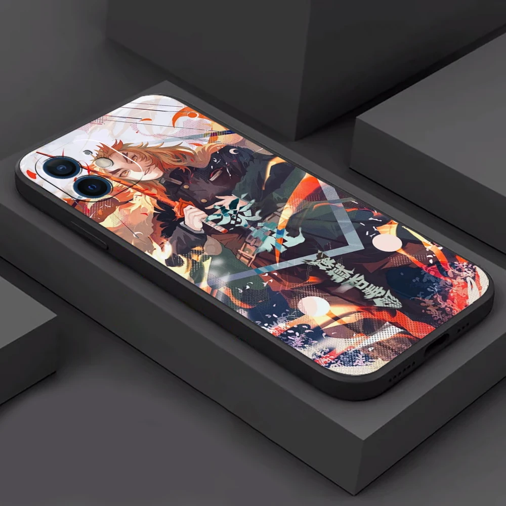 

Ghost Slayer Phone Case For Funda iPhone 13 11 Pro Max 12 Mini X XR XS Max 6 6s 7 8 Plus SE 2020 Funda Back Silicone Cover