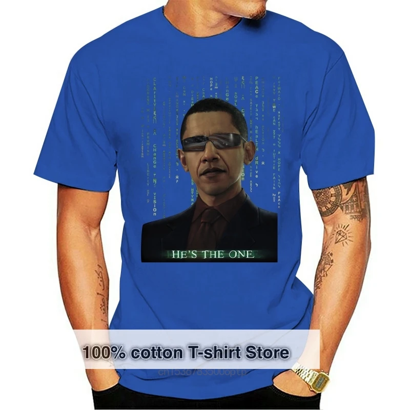 

Barack Obama Hes The One T Shirt The Matrix Rare Mens Size Large 014670