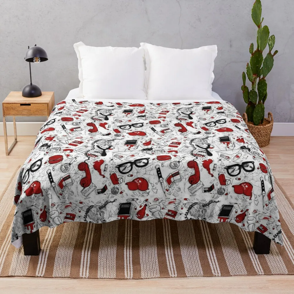 

Loser's Club Repeating PatternThrow Blanket throw rug custom blanket luxury thicken blanket
