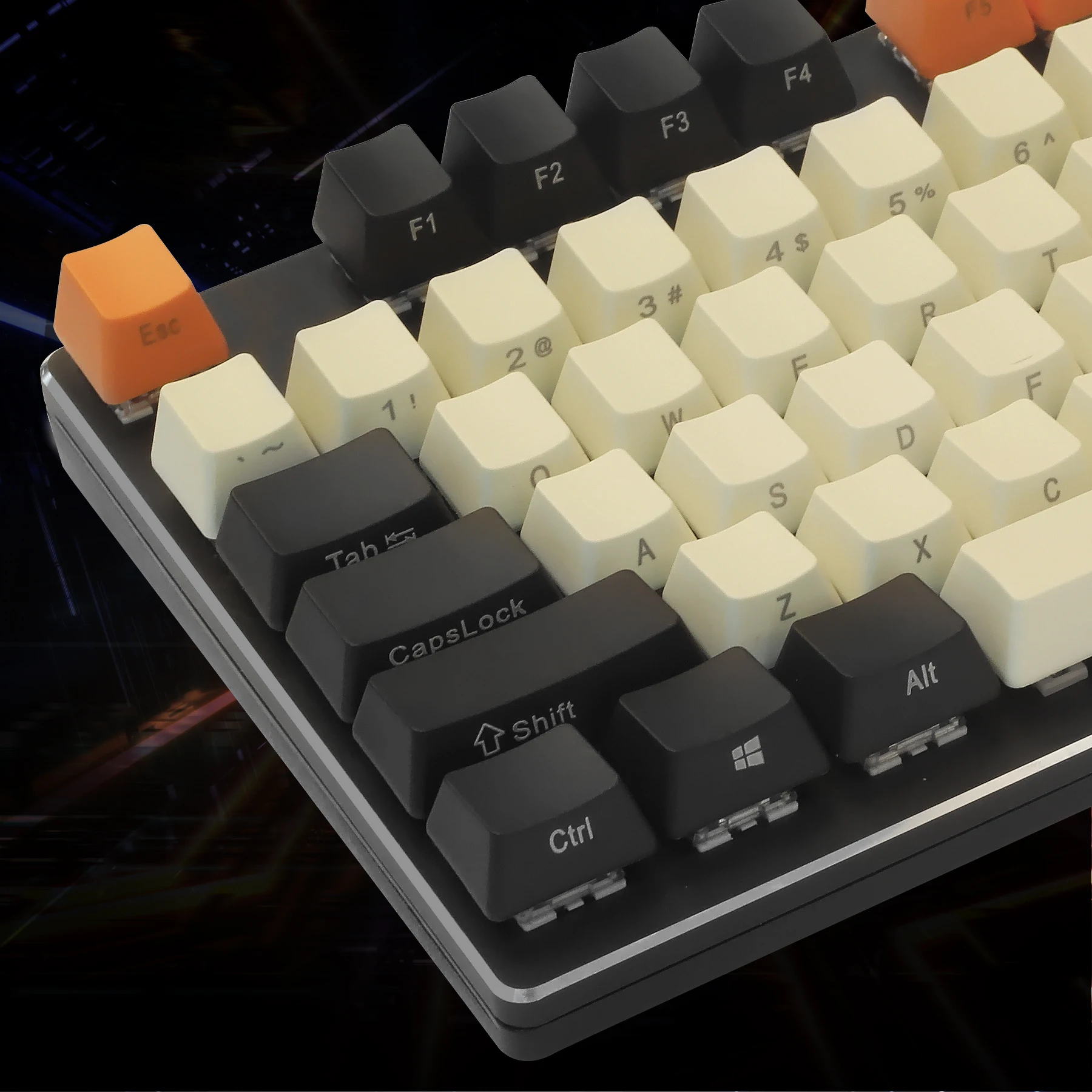 

PBT Side Print Non Backlit Keycaps OEM Profile DIY Keycap for 61% 87% 104% 108% Cherry MX Switches Mechanical Keyboards