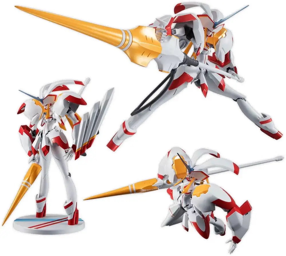 

In Stock 100% Original ROBOT Daring in The FranXX Strelizia Mecha Anime Figure Creation Collectible Model Toys Ornaments Desktop