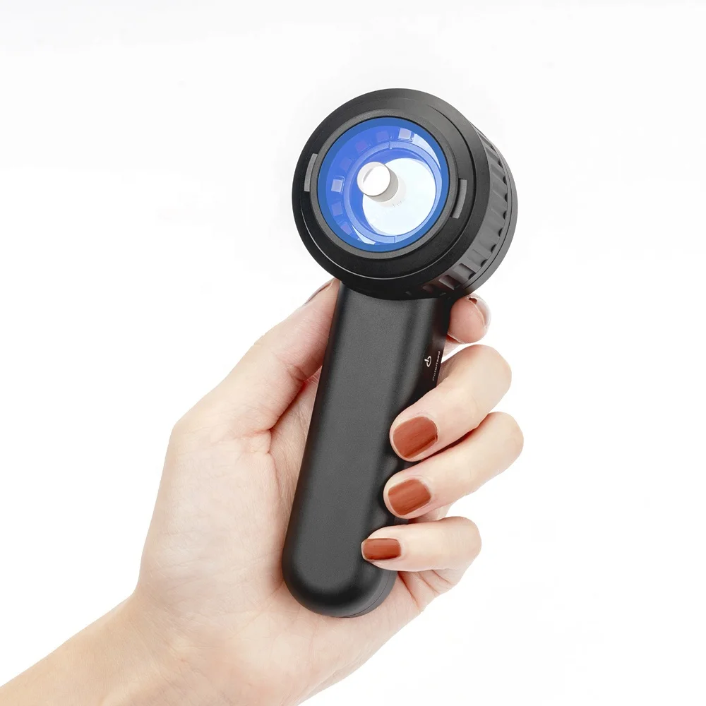 IBOOLO DE-3100 PRO Перезаряжаемый дермоскоп с 10-кратным увеличением и основанием