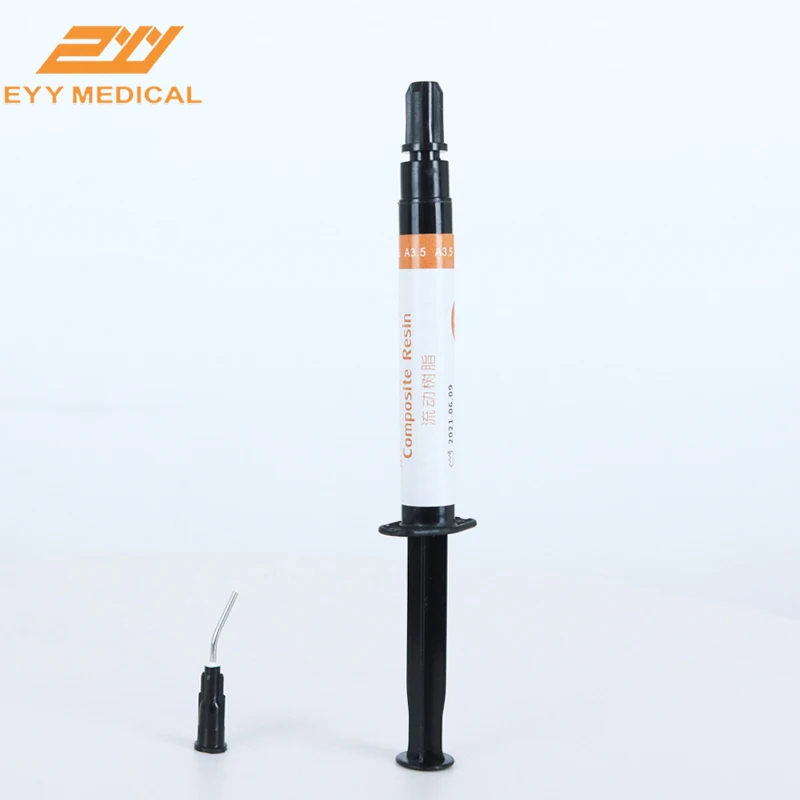 

Dental Material Light Cured Flowable Universal Light Curing Composite Resin A2 A3 Polymerization Tooth Filling Dental Tools