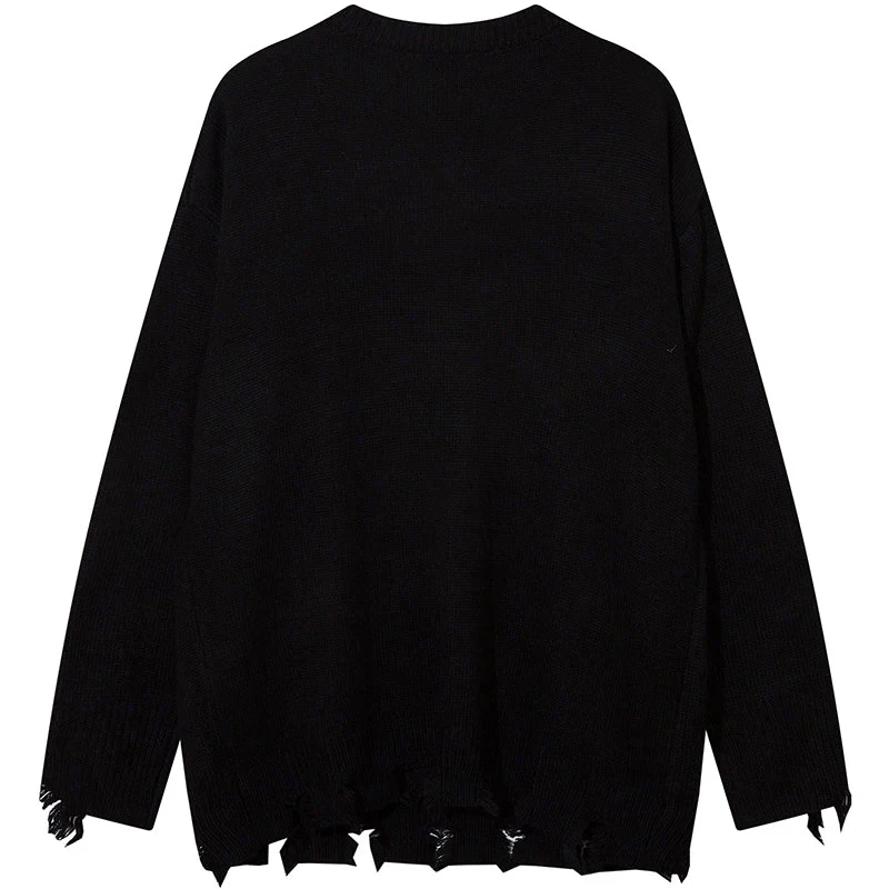 Y2k зимний новый теплый свитер красивый четырехугольный звездный сращивание