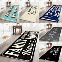 letter home doormat absorbent floormat bathroom kitchen non slip bedroom coffee table carpet home decoration family gifts