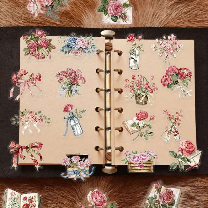 10/50 шт. декоративные наклейки в стиле ретро