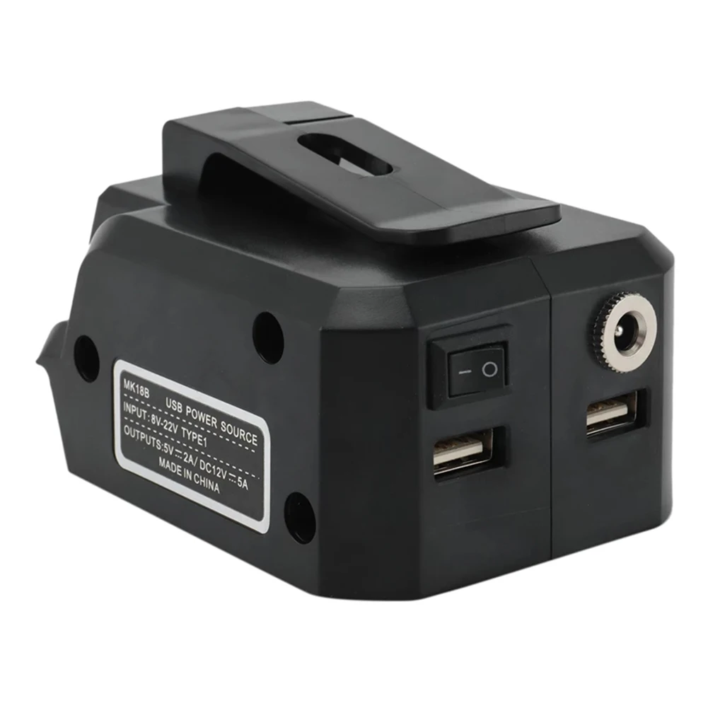 

Parts Battery Adapter Accessories Black DC Port High-voltage Protection