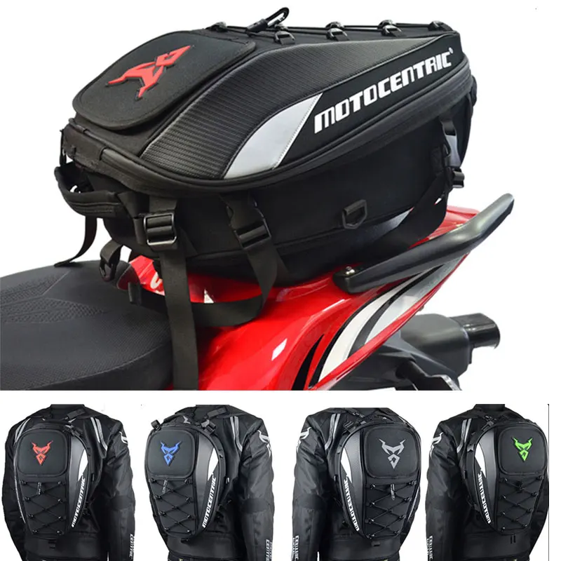 

Водонепроницаемая мотоциклетная сумка на бак, Многофункциональный мотоциклетный рюкзак на заднее сиденье, 4 цвета