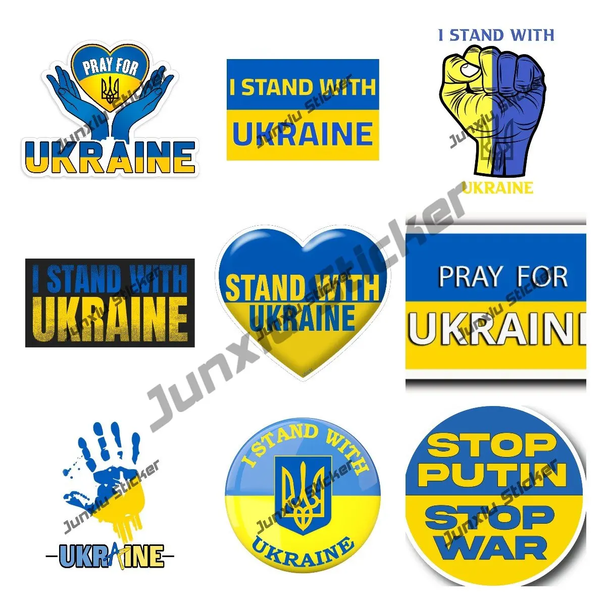 

Ukraine Decal Україна Flag Map with Ukraine Sticker Waterproof Decal for Car Truck Vinyl Decal High Quality Car Assessoires