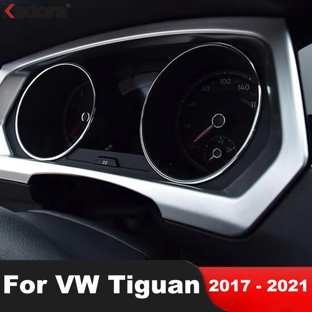 

Аксессуары для Volkswagen VW Tiguan MK2 2017 2018 2019 2020 2021 матовое покрытие панели приборной панели салона автомобиля отделка рамы