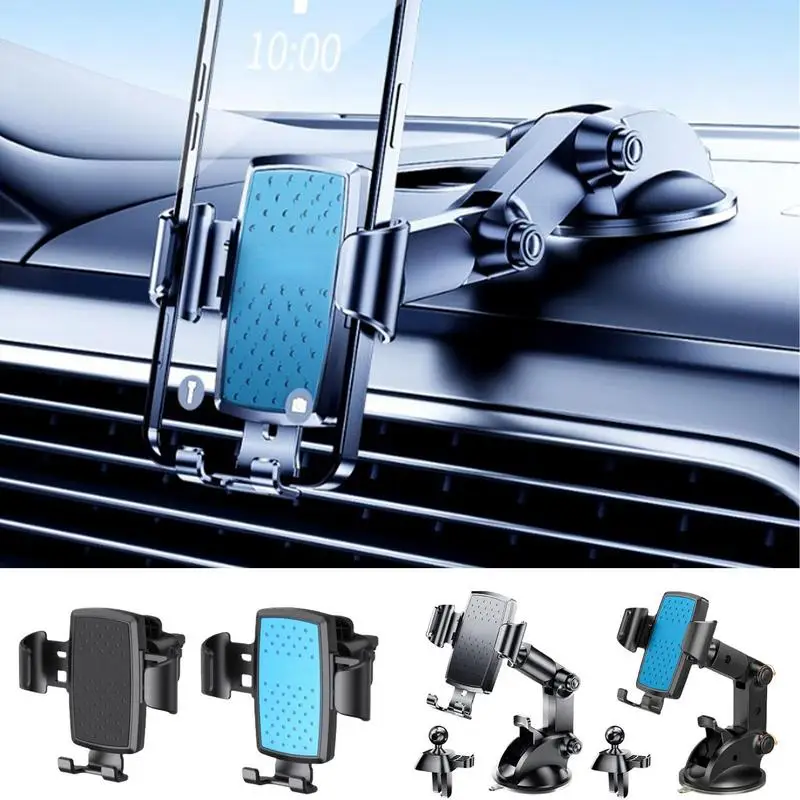 

360 Degrees Rotatable Car Dashboard Phones Holder ABS Air Vent Clip Mount Cell Phone Holder Stand Auto Car Interior Accesories