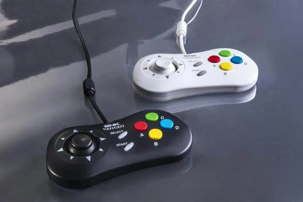 Фото Портативная игровая консоль SNK NEOGEO Mini в стиле ретро, классическая игровая приставка размером с ладонь для любителей игр The King of Fighters №4