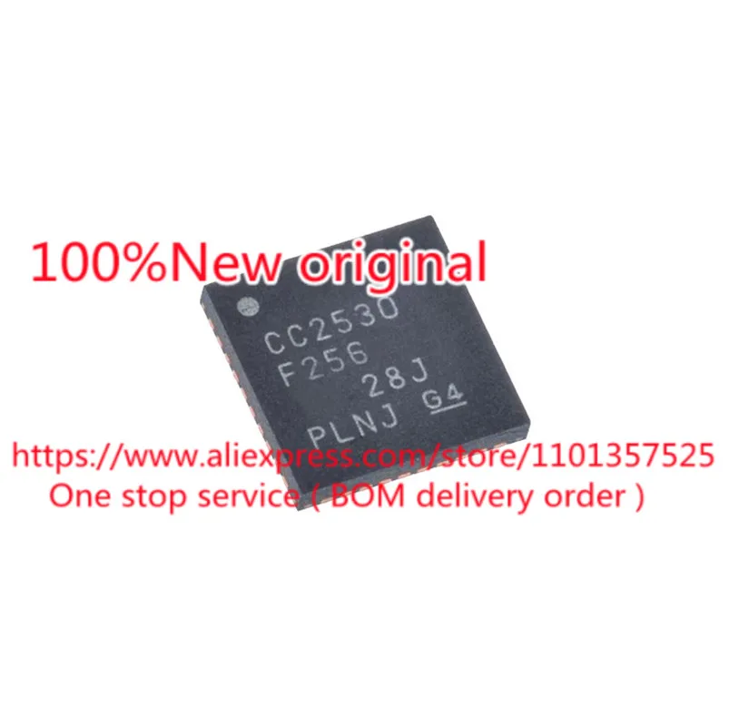 [5 шт.] 100% оригинал: CC2530F256RHAR CC2530 f256-ic RF TXRX + MCU 802.15.4 40vfqfn