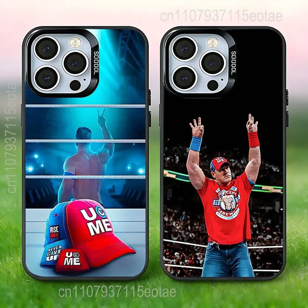 Фото Чехол для телефона John Cena (Джон Сина) для iPhone 17, 16, 15, 14, 13, 12, 11, Pro, Max, Plus, E, Air, Mini, черный, из ТПУ, с технологией IMD №1