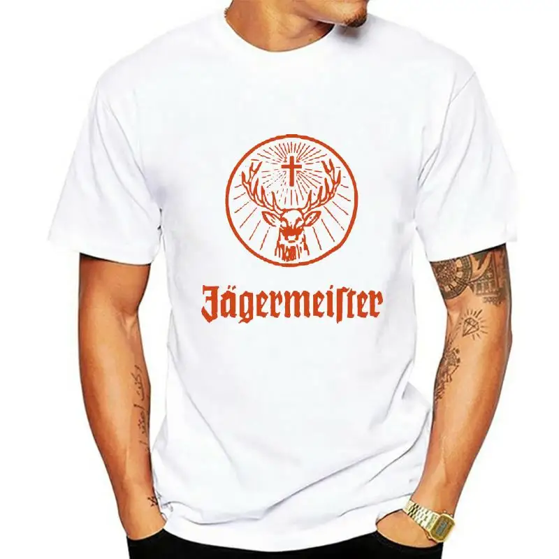 

Jagermeister, черные мужские футболки, размер S-3XL, футболка